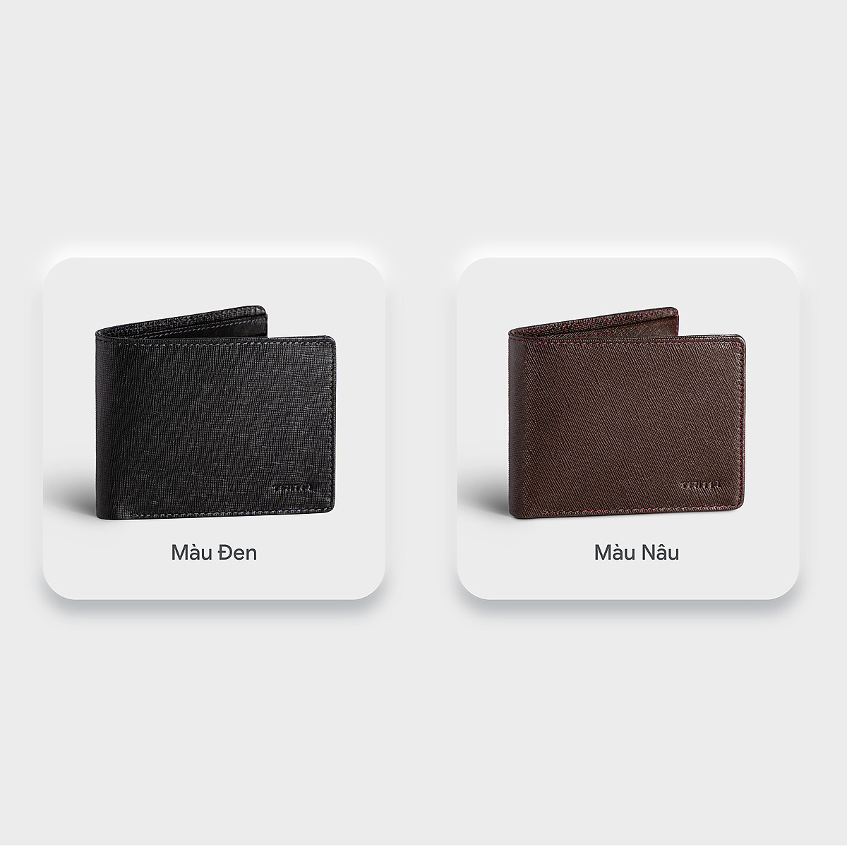 Ví nam da bò thật cao cấp TRITA RVN08 ví ngang đựng tiền và thẻ card