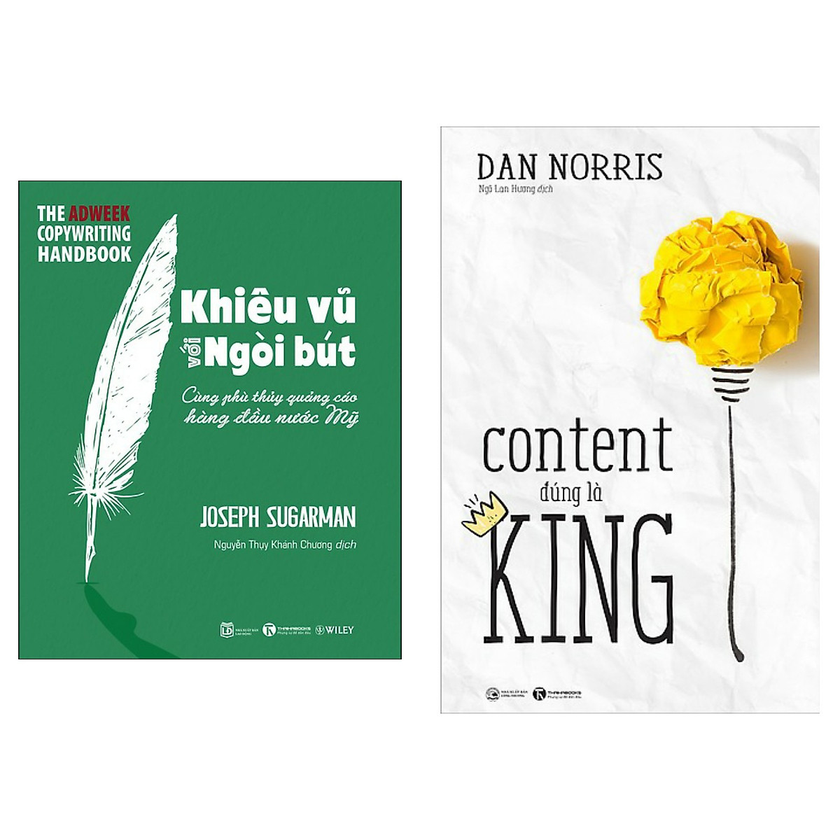 Combo Nghệ Thuật Bán Hàng: Khiêu Vũ Với Ngòi Bút + Content Đúng Là King (Tặng kèm Bookmark Happy Life)