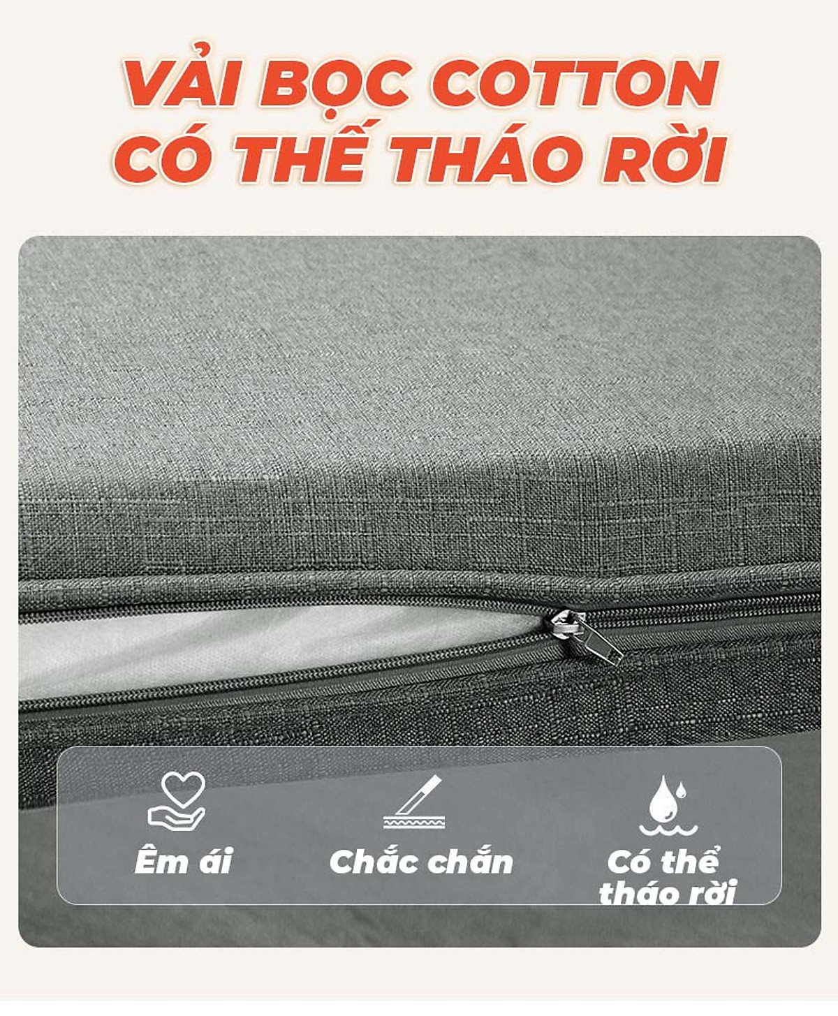 Giường Ghế Sofa Gấp Gọn (TẶNG KÈM 1 GỐI) Cho Văn Phòng, Nhà Khách Chính Hãng NIKITA