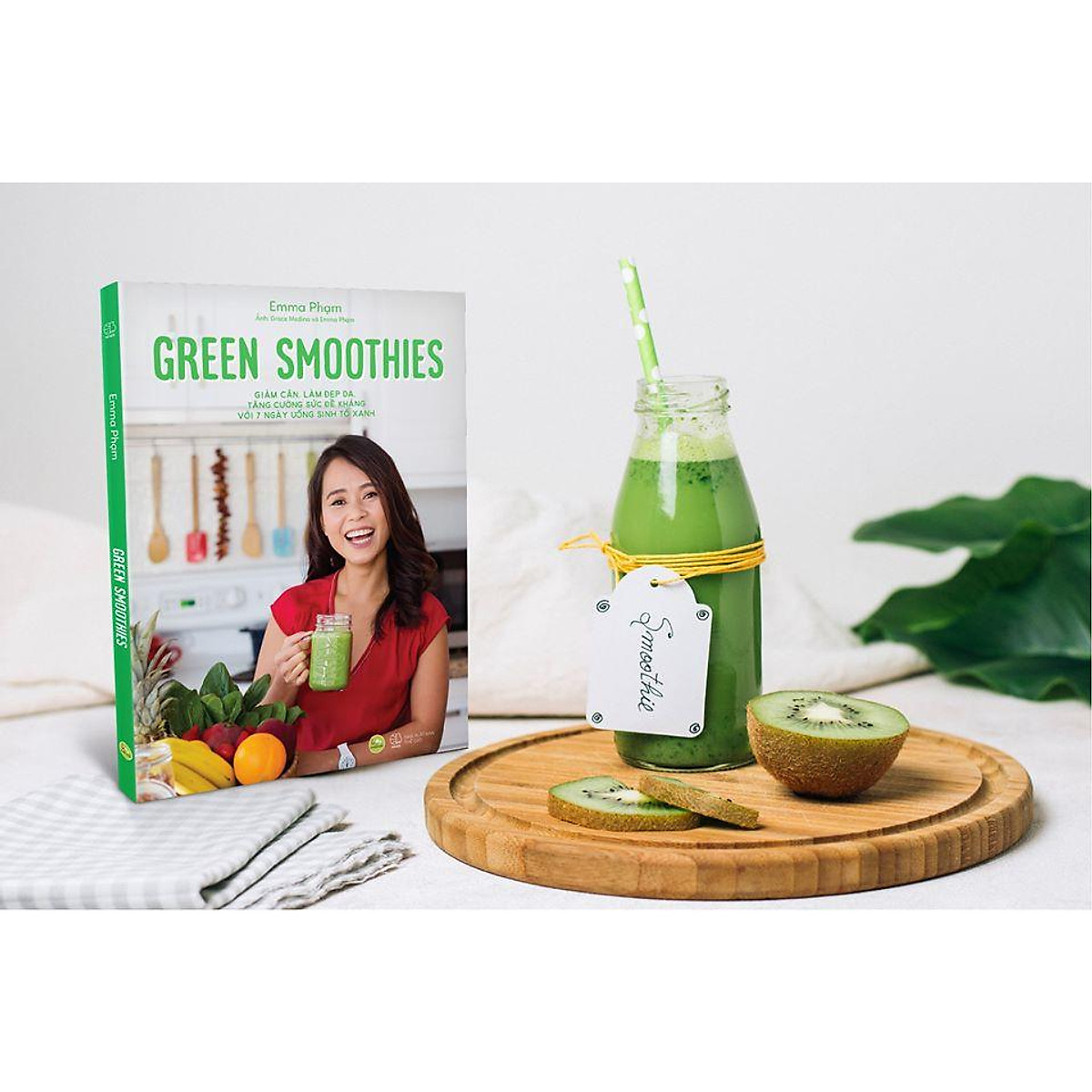 Sách - Green Smoothies - Giảm cân, làm đẹp da, tăng cường sức đề kháng với 7 ngày uống sinh tố xanh