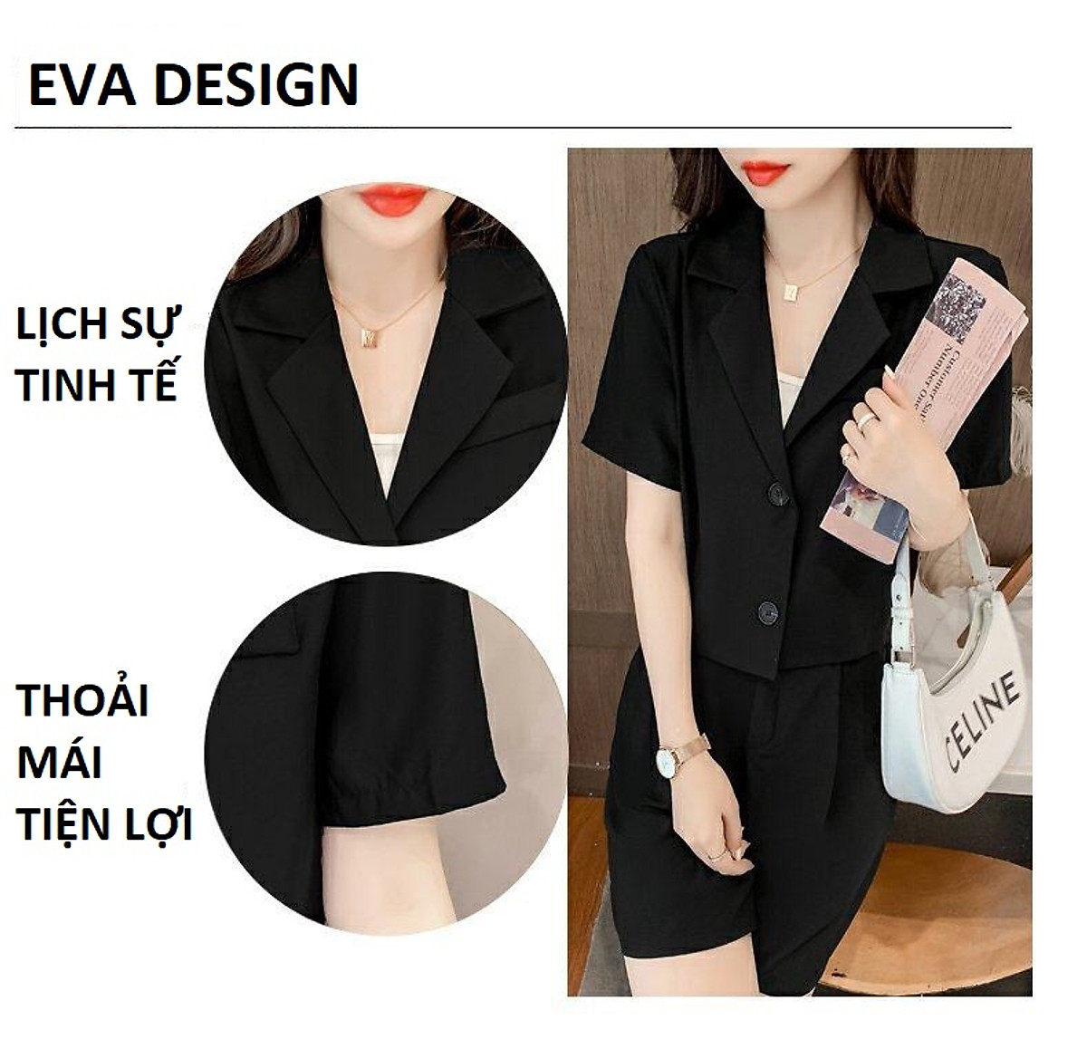 Bộ vest nữ quần lửng tạo nên phong cách đặc biệt