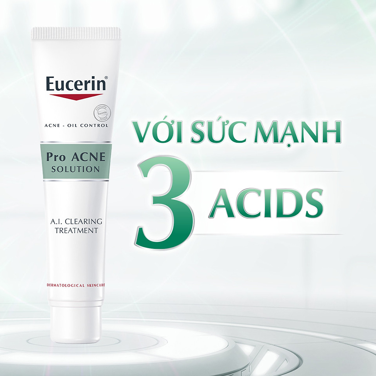 Gel giảm mụn sau 1 tuần Eucerin Pro Acne A.I. Clearing Treatment 40ml
