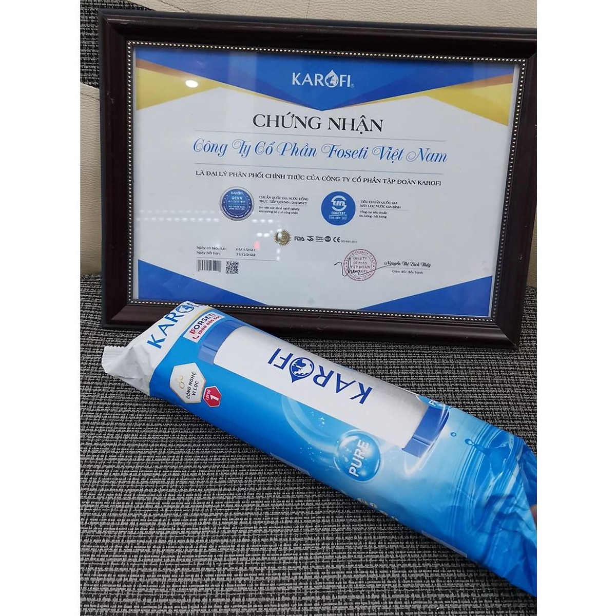 Combo 3 lõi số 1 - Công nghệ vi lọc Karofi hàng chính hãng