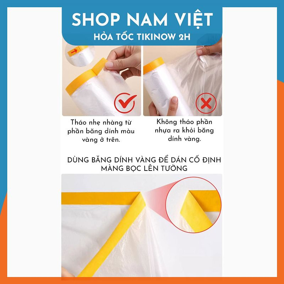 Màng PE Bọc Nội Thất Chống Bụi Chống Nước Khi Thi Công