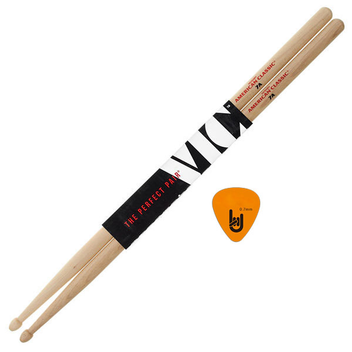 Dùi Trống Vic Firth 7A - American Classic Hickory Drumsticks - Kèm Móng Gảy  DreamMaker | Tiki