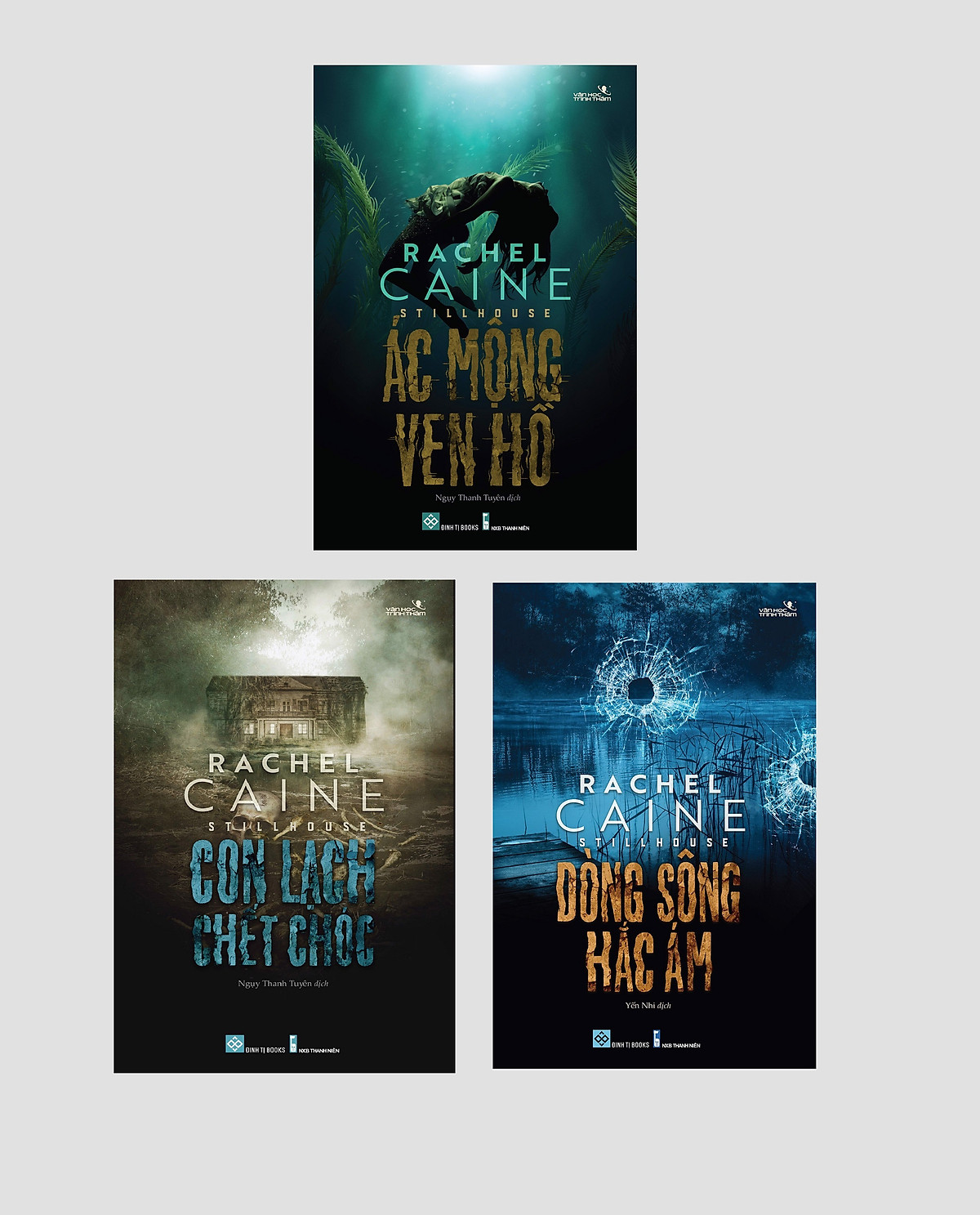 Combo 3 cuốn Truyện Trinh Thám Stillhouse - Ác Mộng Ven Hồ + Con Lạch Chết Chóc + Dòng Sông Hắc Ám