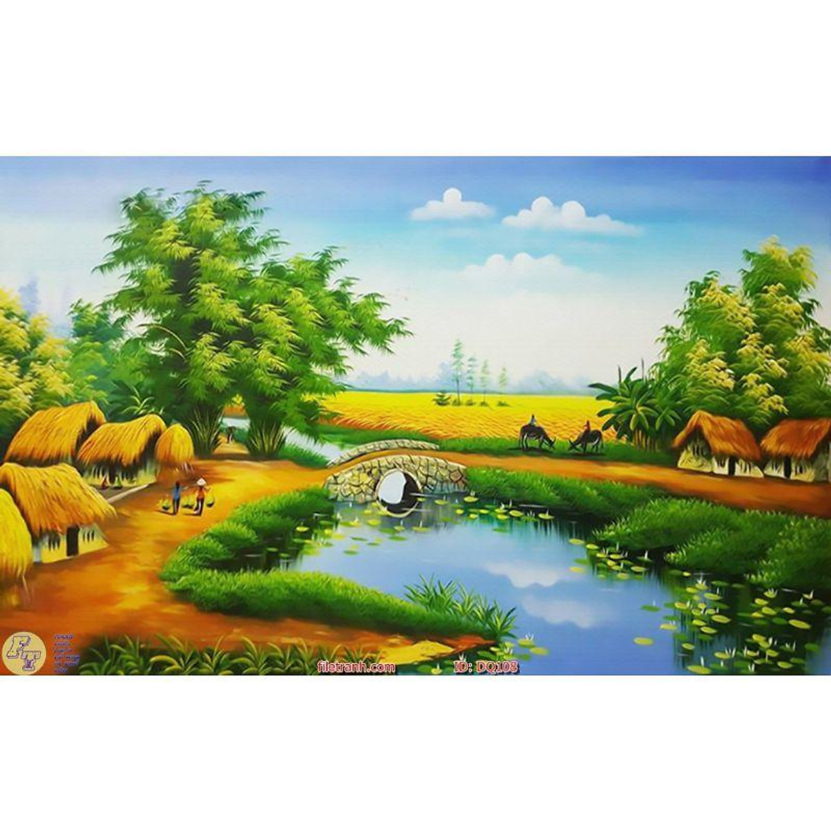 Mua Tranh làng quê - tranh nông thôn Việt Nam tại Xưởng Tranh Song Long Mua Tranh Làng Quê - Tranh Nông Thôn Việt Nam Tại Xưởng Tranh Song Long