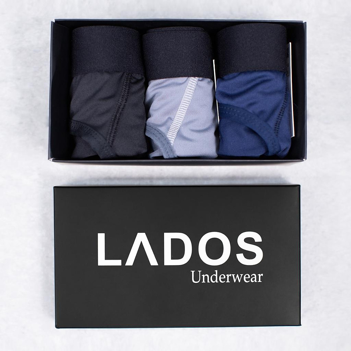 Quần Lót Nam Boxer Thun Lạnh Lados 4116 - Thun lụa co giãn, dai, thoáng mát, thấm hút mồ hôi tốt