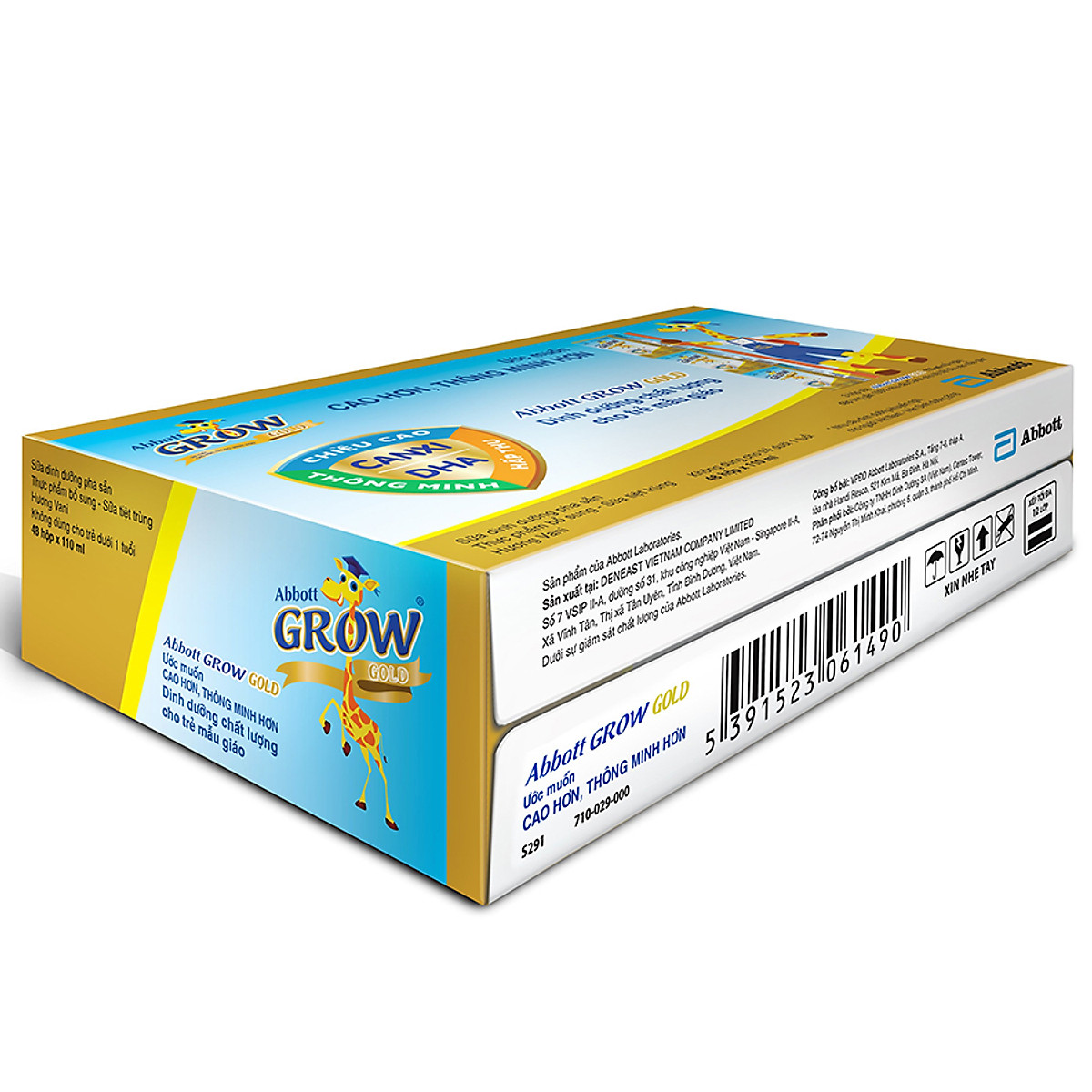 Thùng 48 Hộp Sữa Nước Abbott Grow Gold 110ml