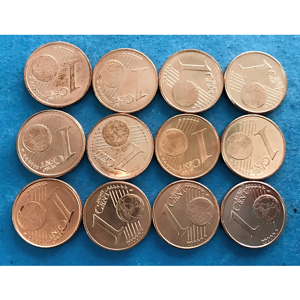 Bộ tiền 12 xu 1 cent châu Âu có thiết kế đẹp mắt và đa dạng với các quốc gia khác nhau. Hãy xem hình ảnh về bộ tiền này để khám phá thế giới đầy màu sắc và độc đáo của các loại tiền xu châu Âu.
