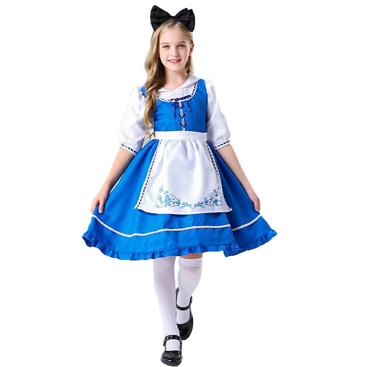 2024 Phụ nữ mới cho mùa hè Quần áo hầu gái trẻ em Alice mới váy ...