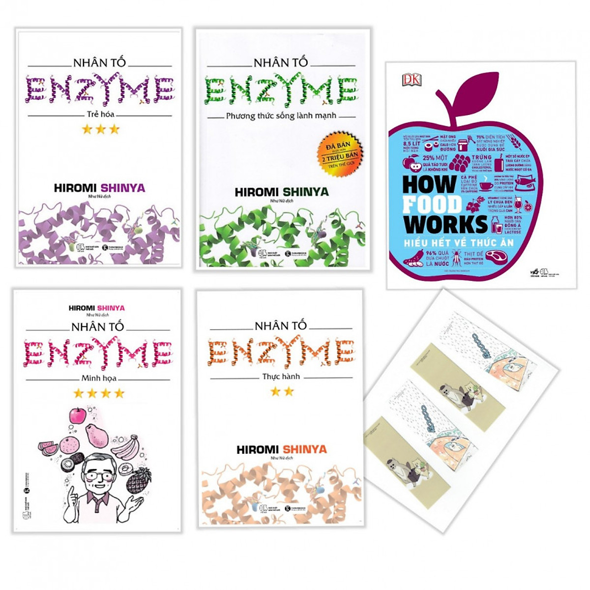 Combo How Food Works (Hiểu Biết Về Thức Ăn) + Nhân Tố Enzim (4Q) - Tặng Kèm Bookmark