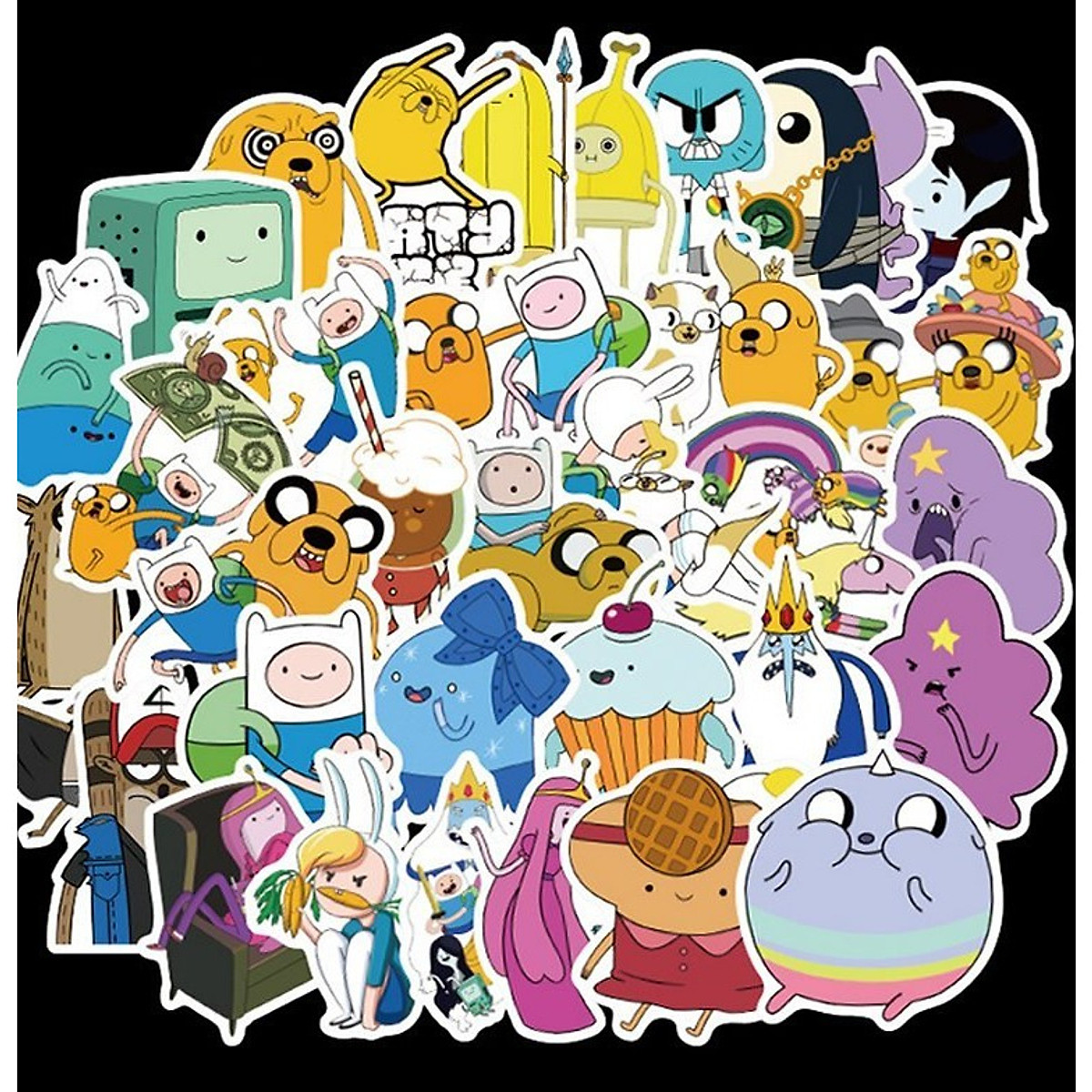 Mua Sticker dán cao cấp HOẠT HÌNH ADVENTURE TIME Cực COOL ms7  10 hình  tại Hi5Sticker