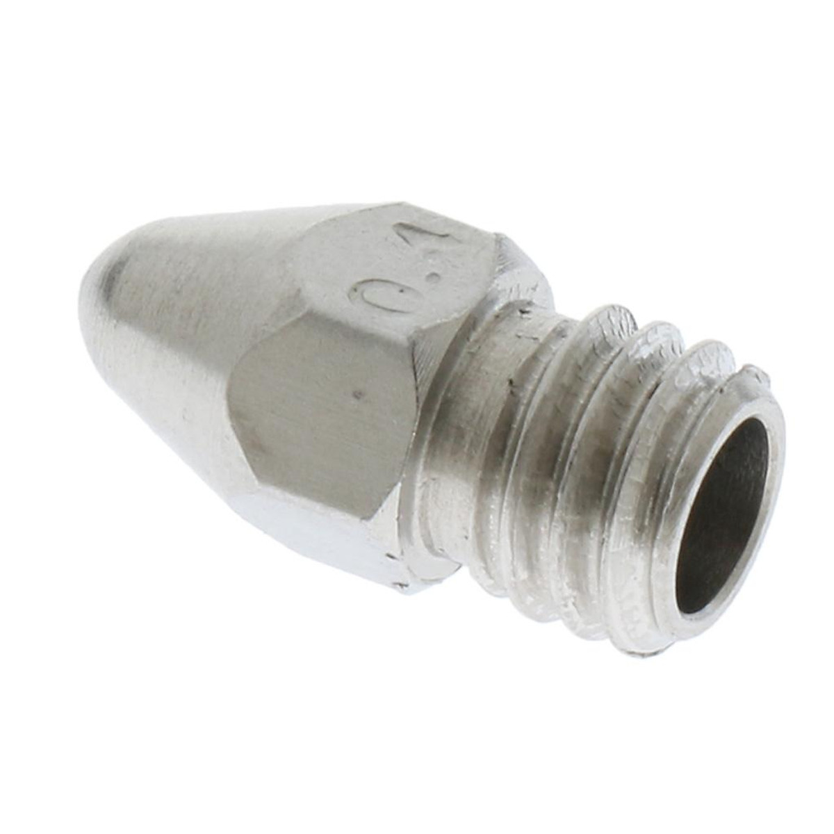 0.4Mm 3D Printers Replace Brass 1.75Mm Filaments Extruder Nozzle Print Head  - Silver