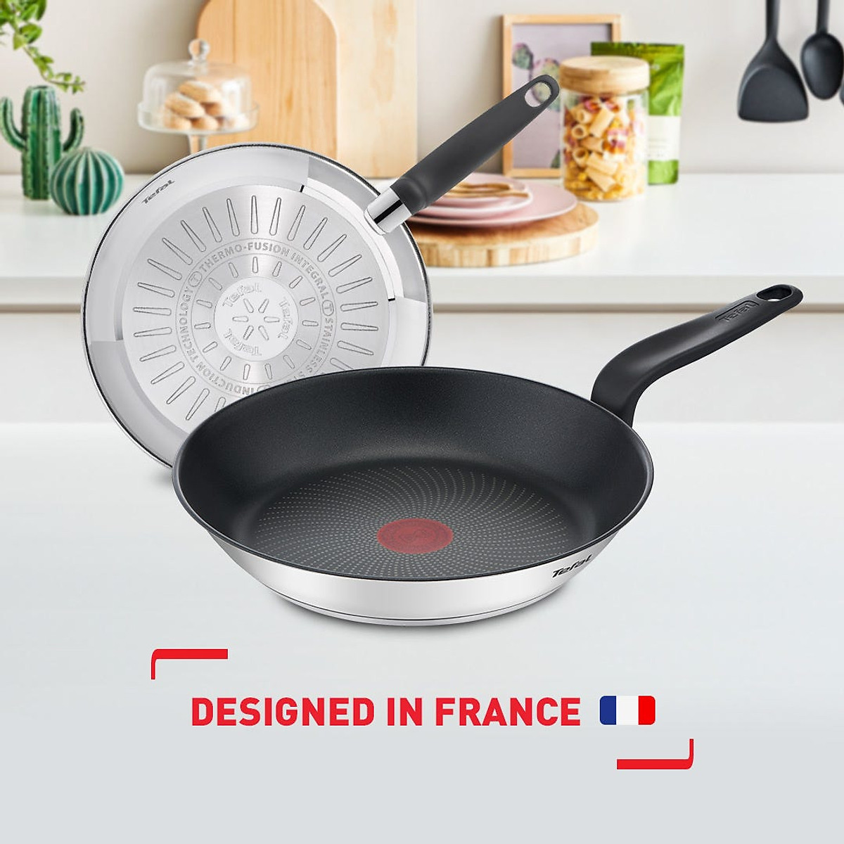 Chảo inox Tefal Primary dùng cho mọi loại bếp- Hàng chính hãng