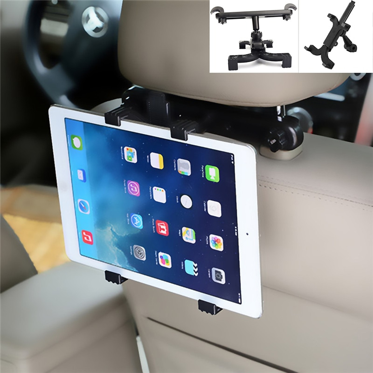 Giá đỡ điện thoại dành cho ghế sau xe kẹp máy tính bảng chân đế giữ tablet  điện thoạiGDT07  Shopee Việt Nam