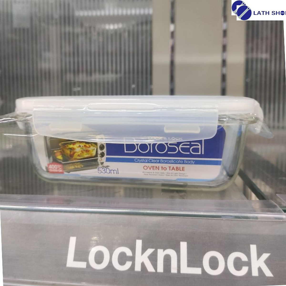 Hộp Thủy Tinh Chữ Nhật Lock&Lock Clear LLG426 (530ml)