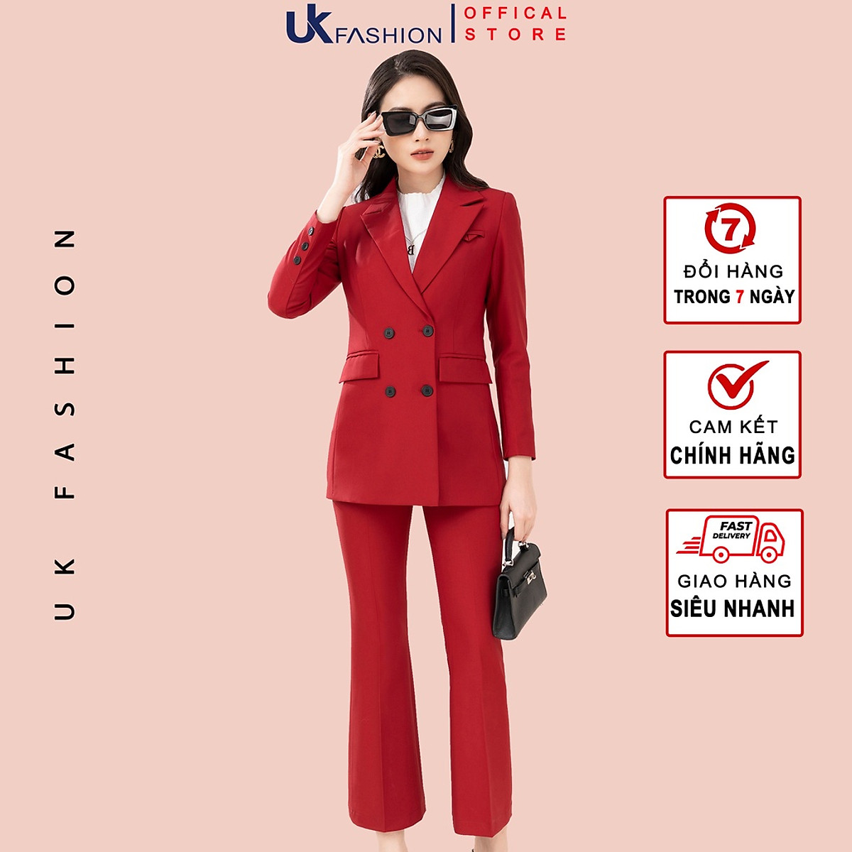 Điểm danh 10 mẫu áo vest nữ kẻ caro đang hot sồn sột