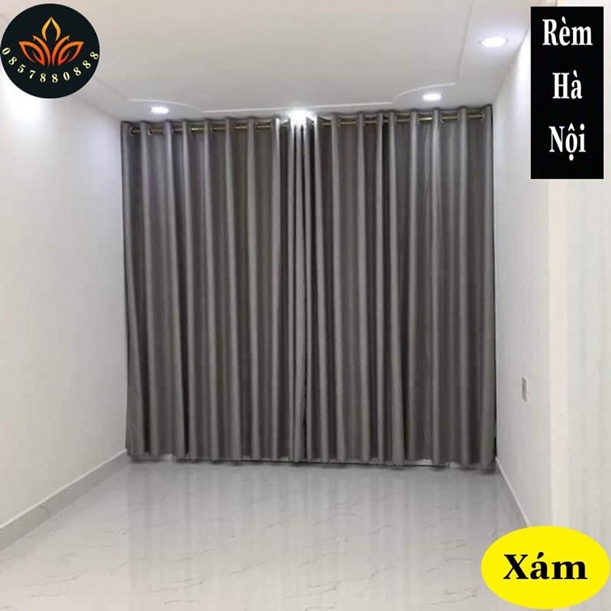 Mua Rèm vải gấm, Rèm cửa sổ che nắng 2022 - MÀU XÁM,Ngang 1m cao 1,3m ...
