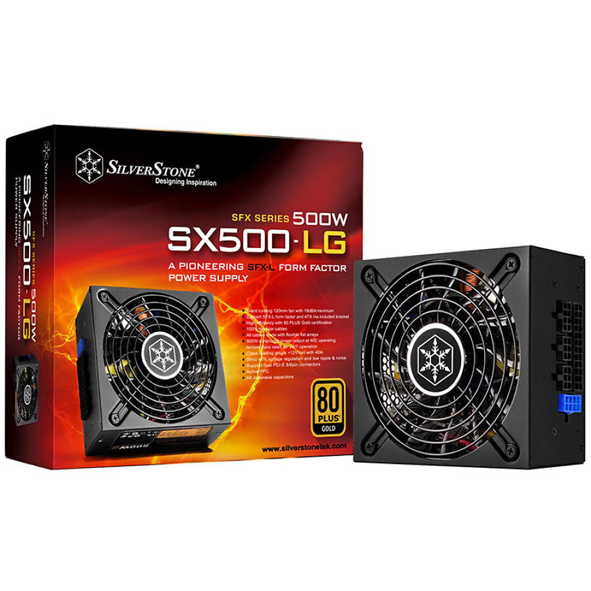 SilverStone SFXシリーズ 500W 電源ユニット sx500-Lg 【公式通販】