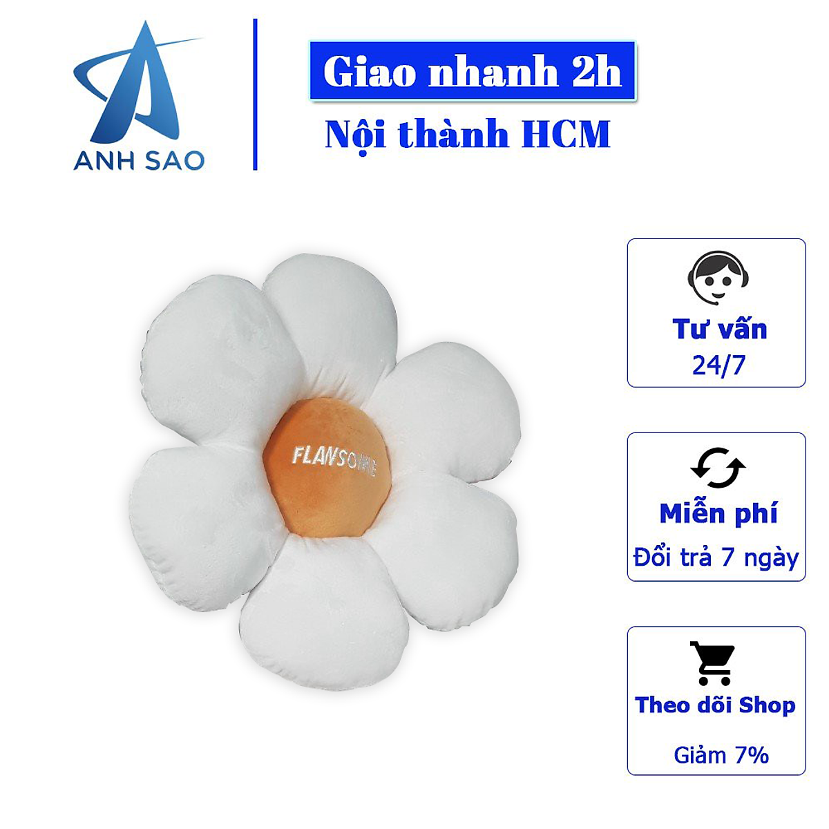 Đệm lót salon hình bông hoa xinh xắn A đường kính 40cm - đệm bệt ...