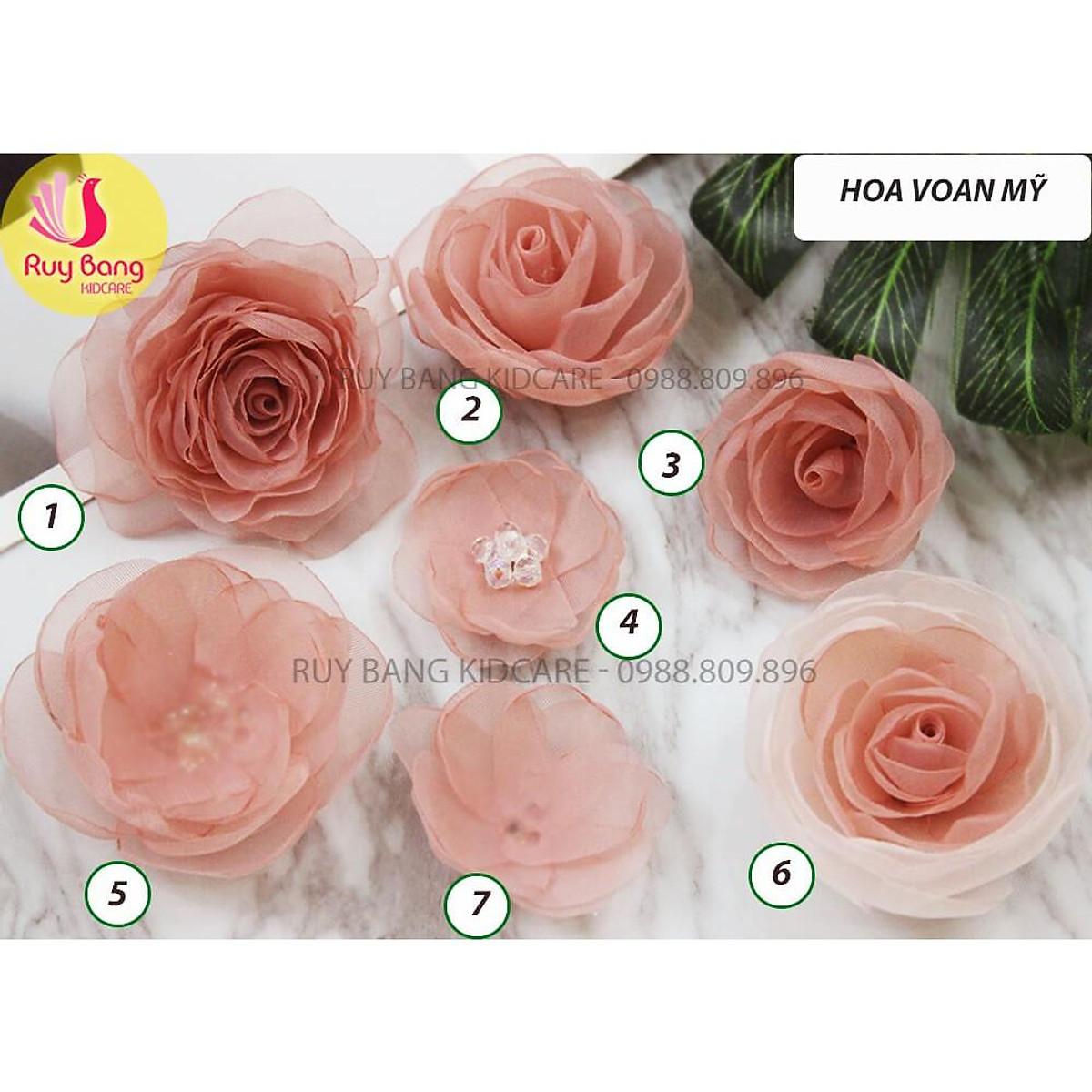 Chia sẻ 16+ cách làm hoa vải cài tóc tuyệt vời nhất 5 Mua Hoa vải-Hoa voan mỹ đốt sẵn màu hồng HQ dùng làm hoa cài áo, hoa đính kết trang phục