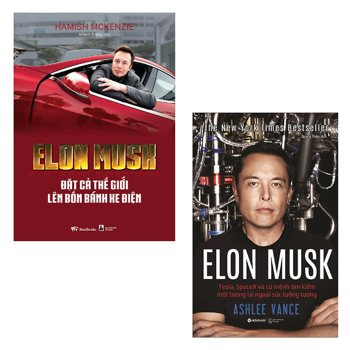 Combo Elon Musk: Đặt Cả Thế Giới Lên Bốn Bánh Xe Điện+ Elon Musk: Tesla, SpaceX Và Sứ Mệnh Tìm Kiếm Một Tương Lai Ngoài Sức Tưởng Tượng