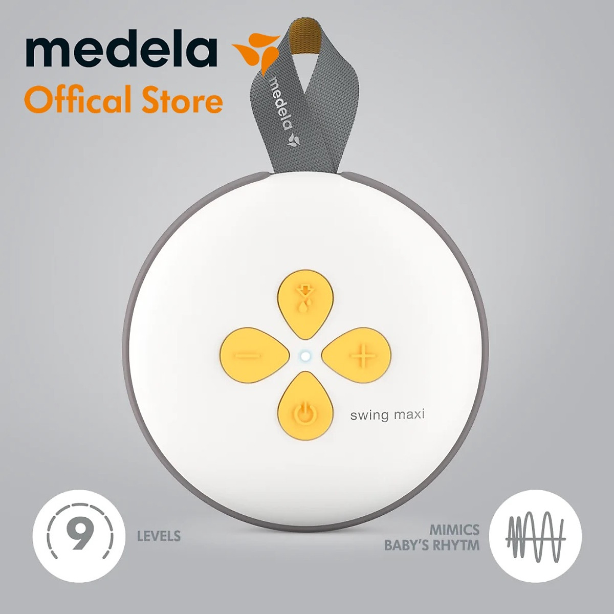 Máy hút sữa Medela Swing Maxi Plus 2.0 | Máy hút điện đôi - Có pin sạc tích điện, phễu Flex vành silicone, công nghệ 2 Phase Expression, Không cần cắm điện khi sử dụng, tiện lợi khi di chuyển