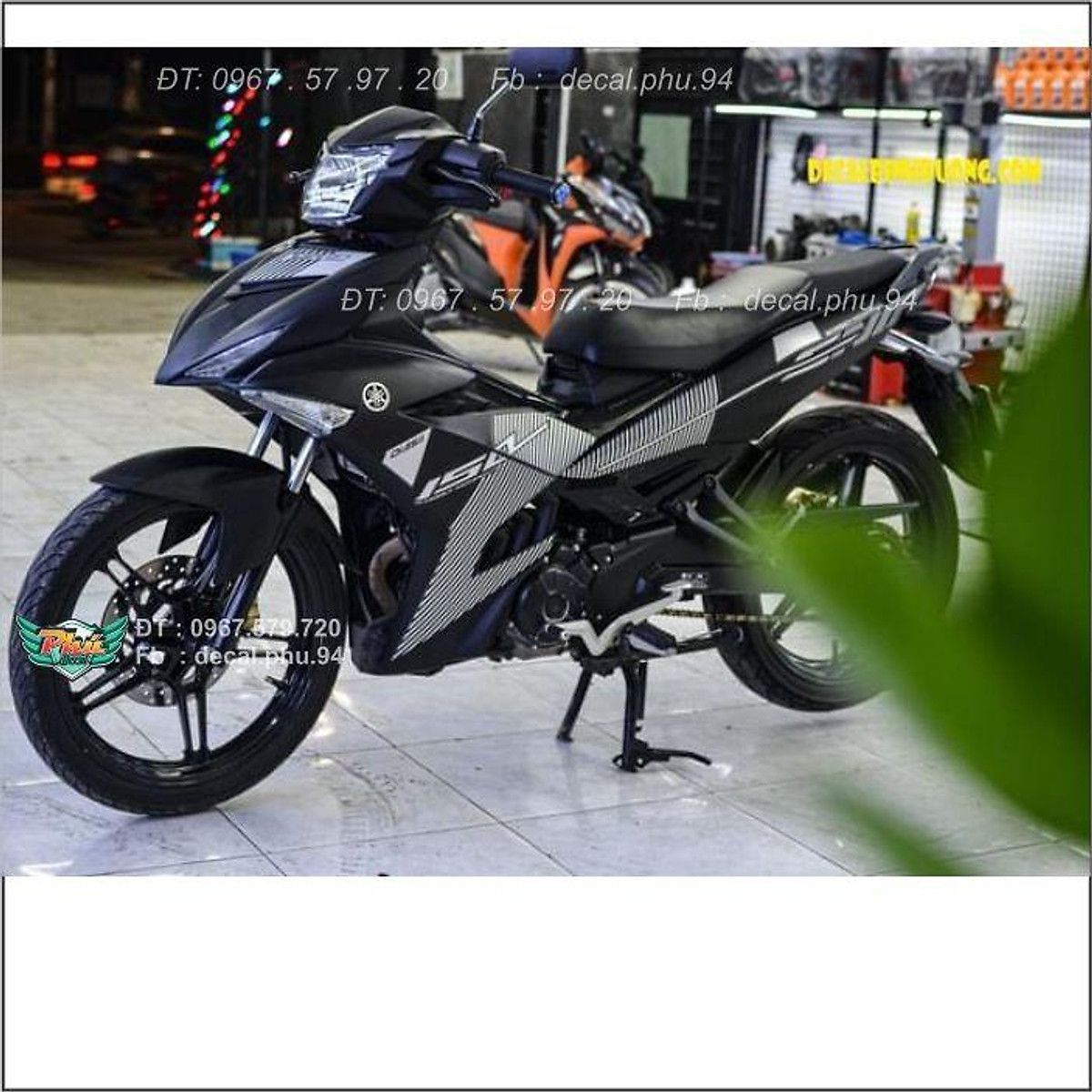 Exciter Đen nhám huyền thoại  Sơn xe Xe máy yamaha Xe máy