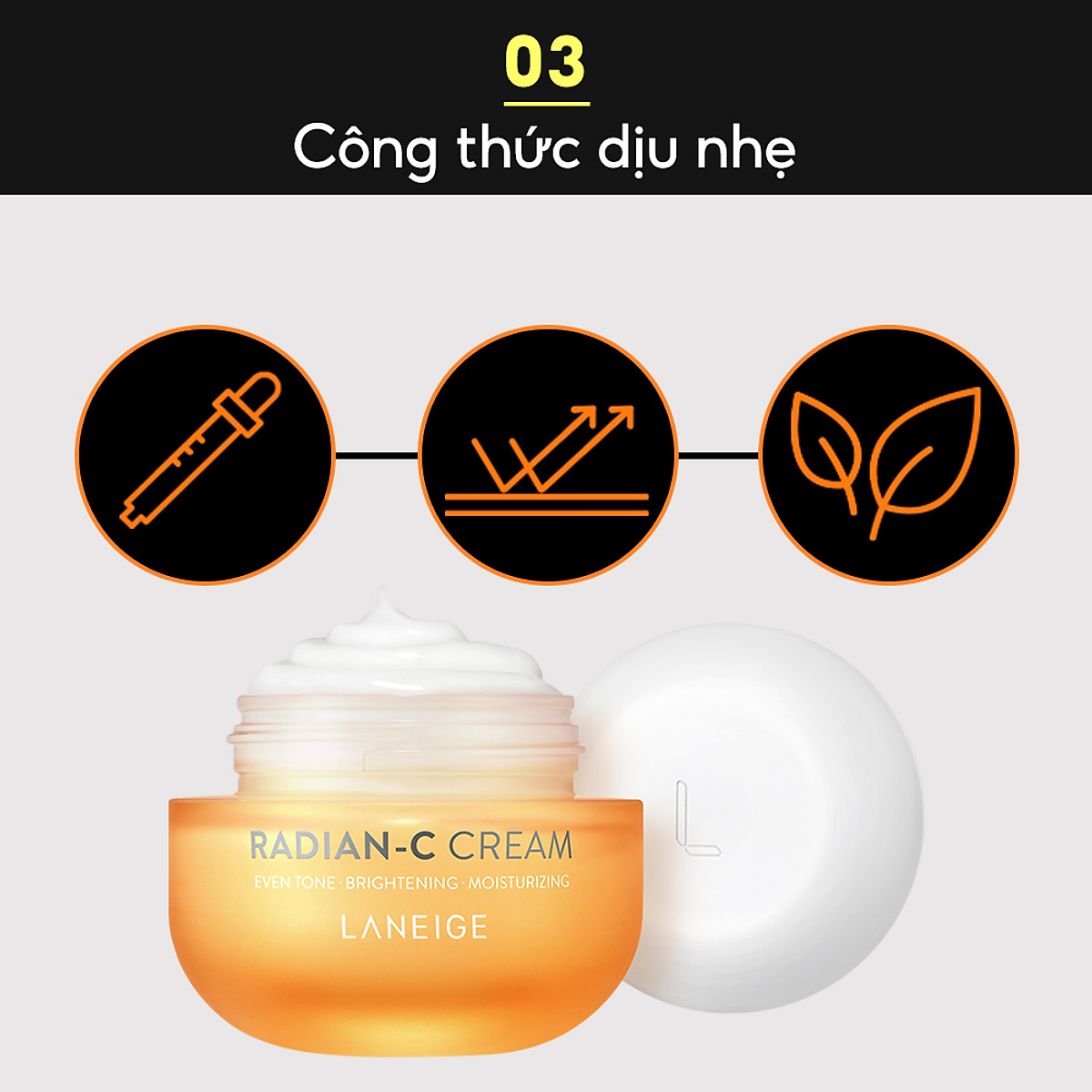 Kem Dưỡng Sáng Da Laneige Radian-C Cream 50ml
