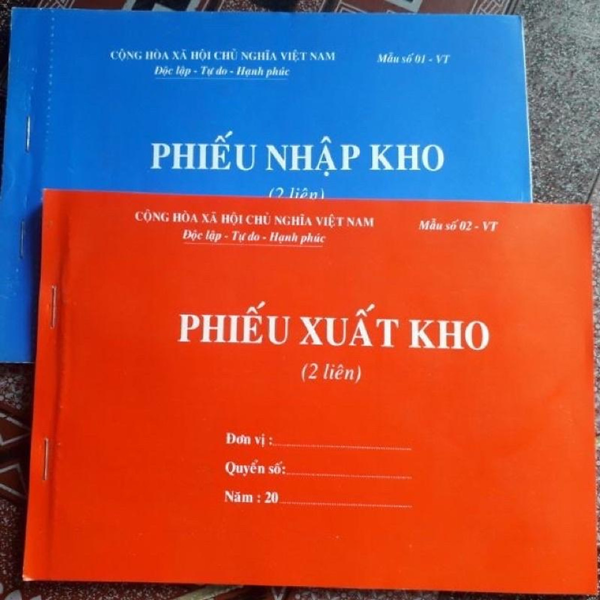 Phiếu xuất - nhập kho đủ size| In Song an