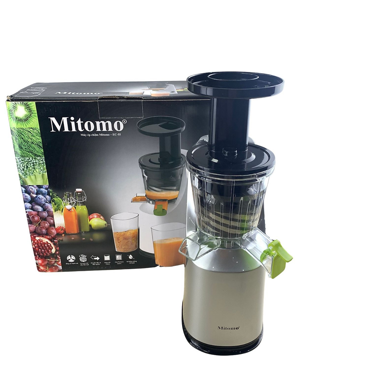 Máy ép trái cây, máy ép Mitomo EC-55 xuất xứ thái lan