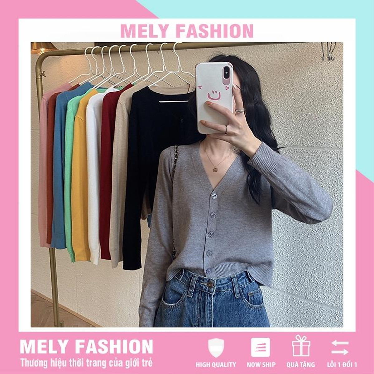 Mua Áo len cardigan croptop nữ dáng ngắn tay dài khoác mỏng nhiều màu phong cách Hàn quốc nhẹ nhàng trẻ trung năng động AL11 Mua Áo Len Cardigan Croptop Nữ Dáng Ngắn Tay Dài Khoác Mỏng Nhiều Màu Phong Cách Hàn Quốc Nhẹ Nhàng Trẻ Trung Năng Động Al11