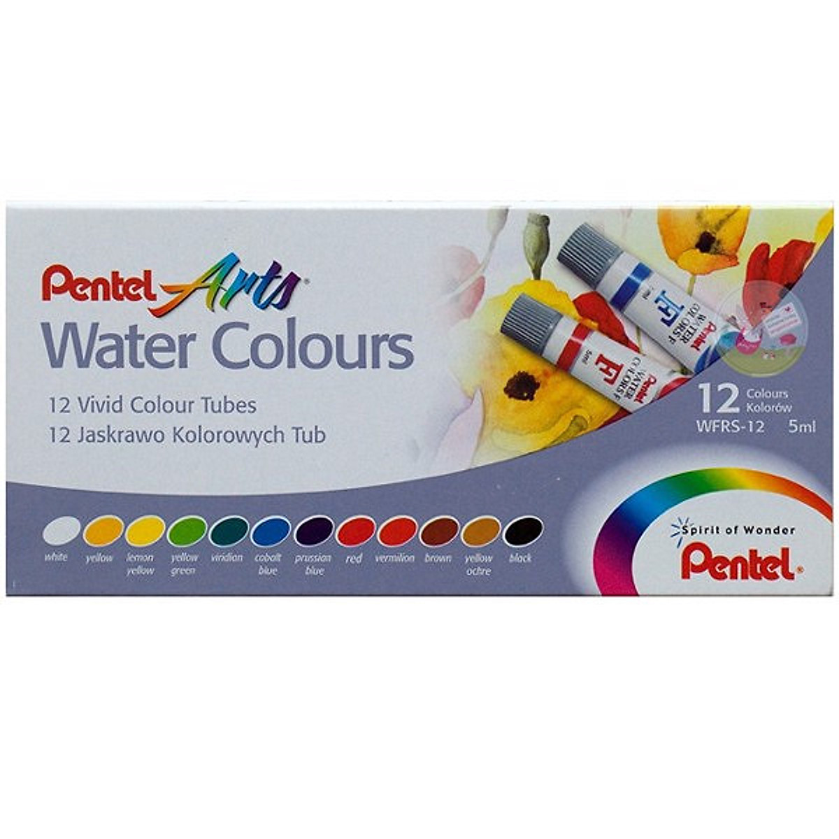 Hộp màu nước Pentel WFRS-12