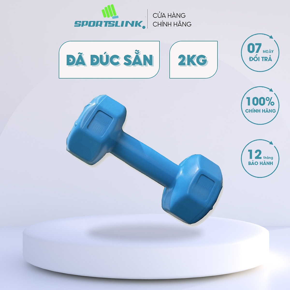Tạ Tập Tay Nhựa VN Sportslink - Xanh
