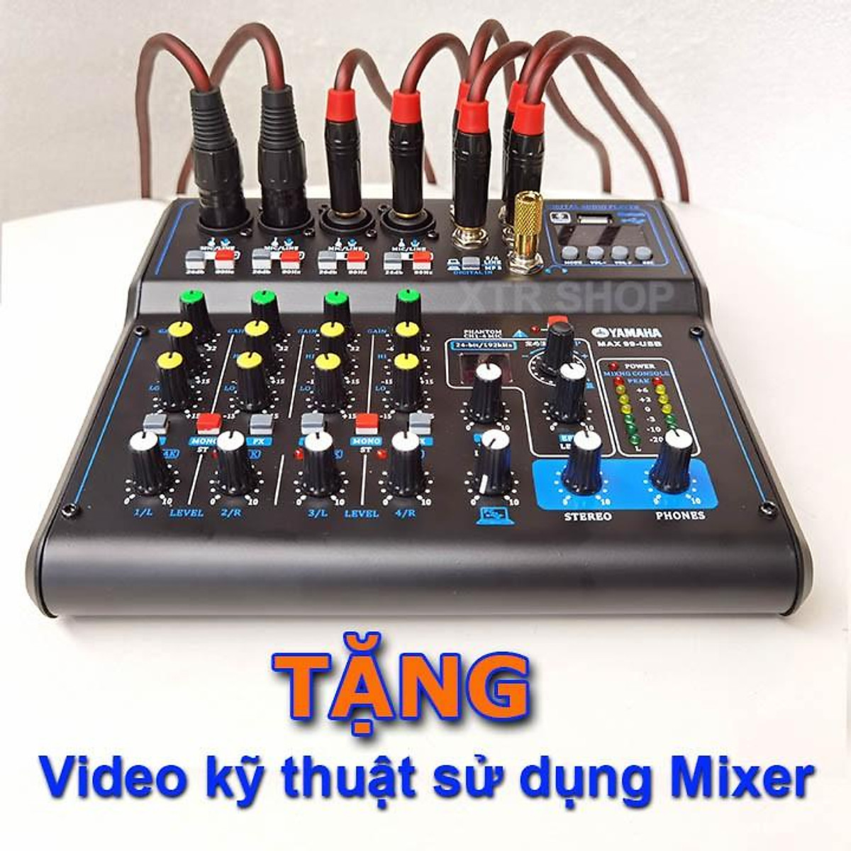 Mua Mixer Yamaha Max 99 Karaoke, USB Bluetooth, 16 Hiệu Ứng Vang, Bàn