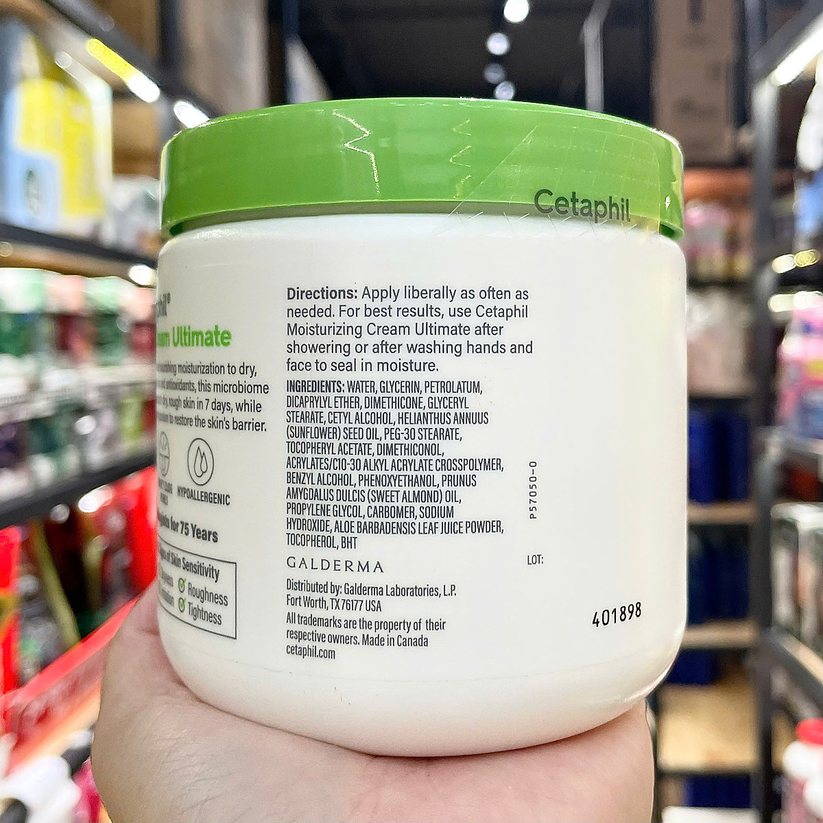 Kem dưỡng ẩm dưỡng da toàn thân Cetaphil Moisturizing Cream 566g - Nhập Khẩu Mỹ