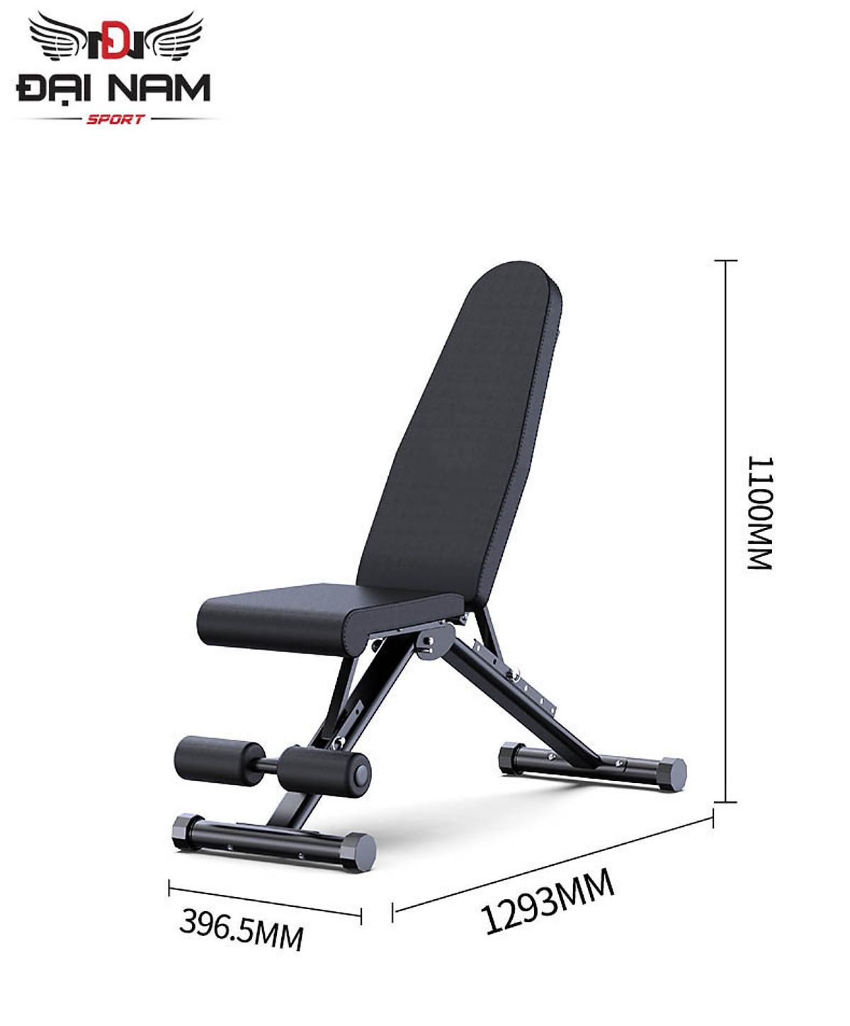 Ghế Tập Tạ Đa Năng Điều Chỉnh DNS6404 Chịu Lực 300kg Nhập Khẩu Cao Cấp Đại Nam Sport