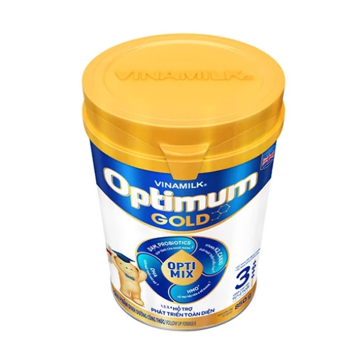 Sữa bột Vinamilk Optimum Gold Step 3 Hộp Thiếc 1450g