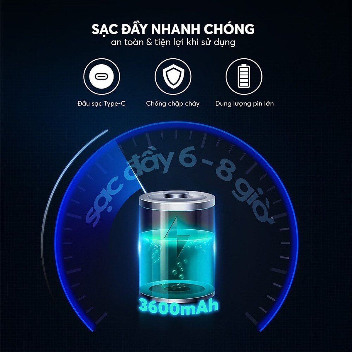 Quạt sạc tuần hoàn không khí Elmich CFE-8786, dung lượng pin lớn, hoạt động liên tục tới 10h, tạo nên luồng gió mạnh, di chuyển linh hoạt 90° theo chiều ngang tạo luồng gió đa chiều, làm mát nhanh, dễ chịu - Hàng chính hãng