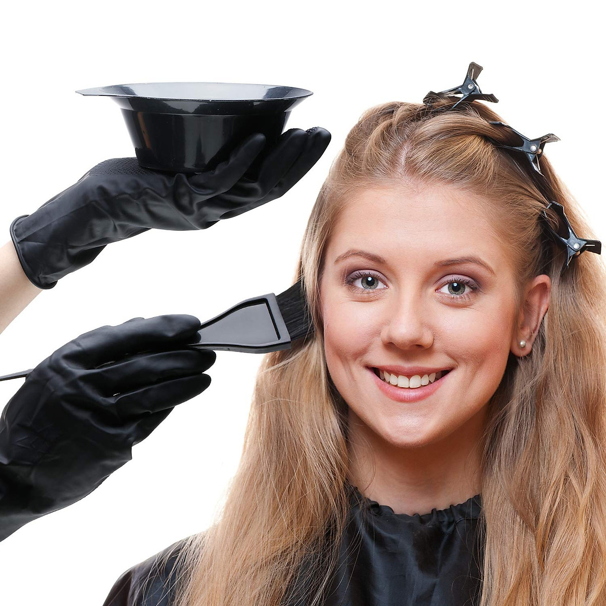 20pcs Hair Dye Kit Hair Coloring Set Salon Tools Hair Color Mixing Cape Tint  Brush Comb