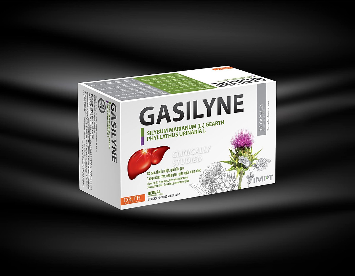 Bổ gan GASILYNE - nguyên liệu thiên nhiên đạt chuẩn của WHO