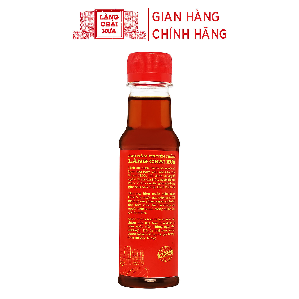 Đặc Sản Phan Thiết - Nước Mắm Tôm Biển Làng Chài Xưa Hồng Ngọc Đại Dương 125Ml/Chai