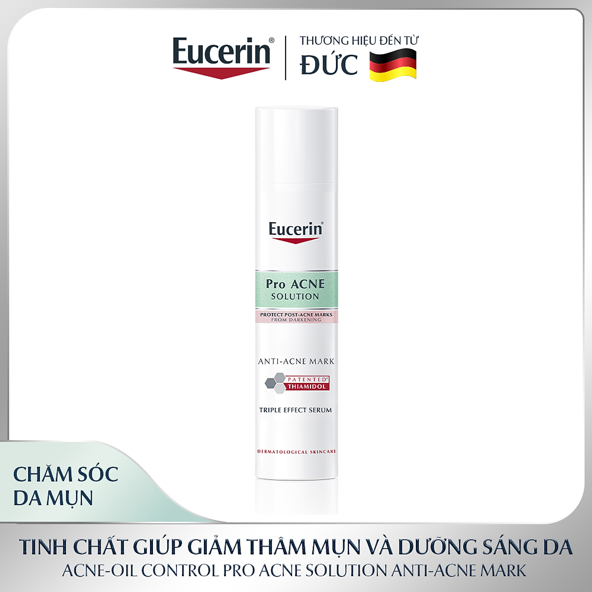 Tinh chất giảm thâm & dưỡng sáng cho da mụn Eucerin Pro Acne Triple Effect Serum 40ml