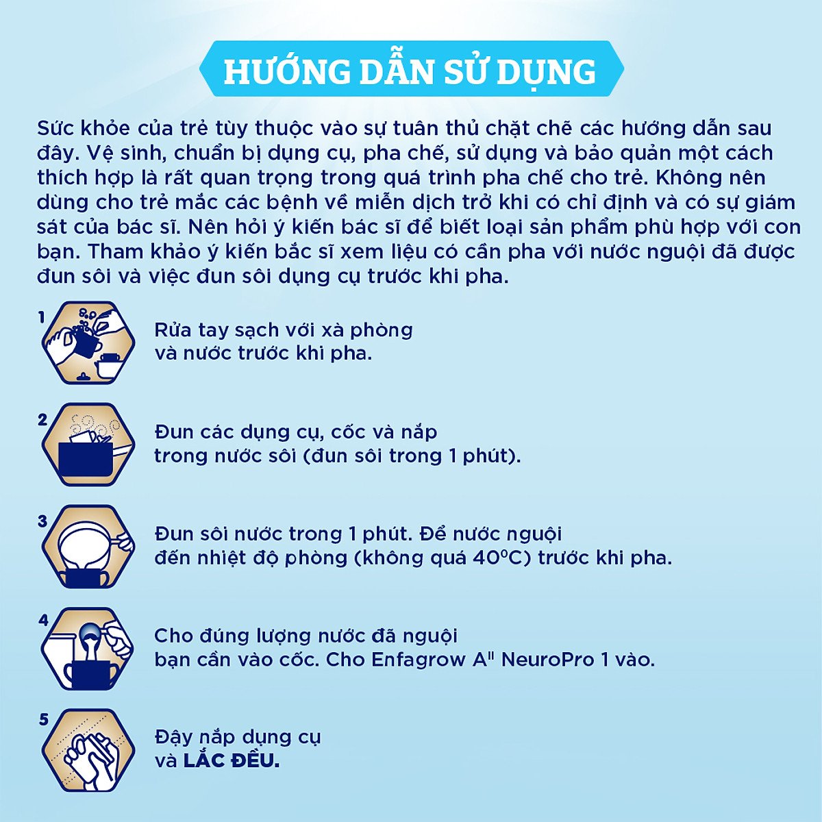 Thùng 6 lon sữa bột Enfamil A2 Neuropro 1 cho trẻ từ 0 - 6 tháng tuổi – 800g