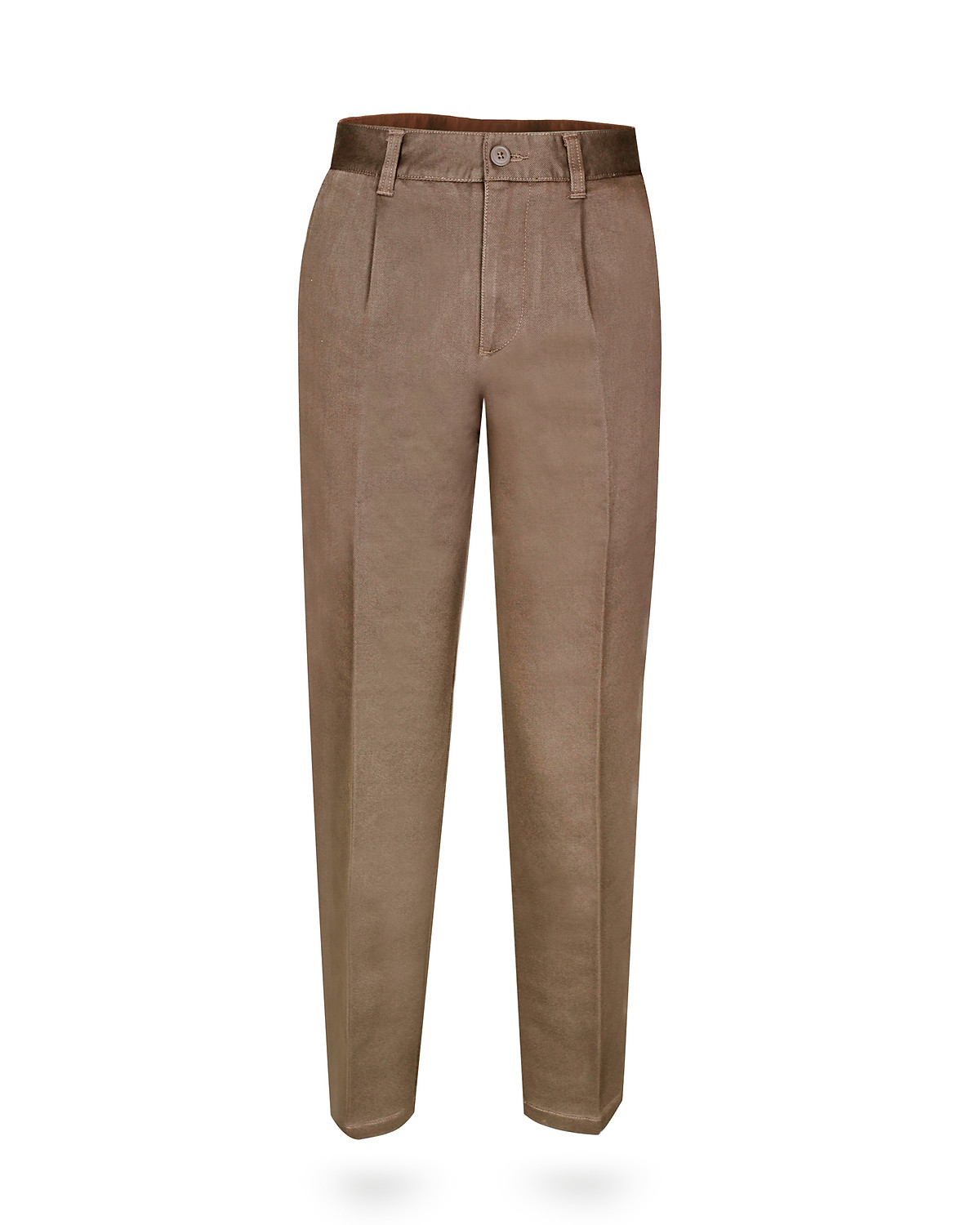 Quần Kaki Nam ống suông 1 ly Khatoco Q2M578R1-CNNA511-2605-1-NÂU BEIGE