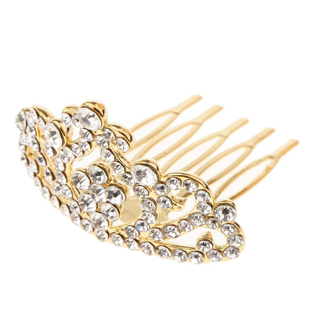 Girls Princess Tiara Crown with Comb Kids Hair Accessories Gold - Phụ kiện cho bé Girls Princess Tiara Crown with Comb Kids Hair Accessories Gold - Phụ kiện cho bé