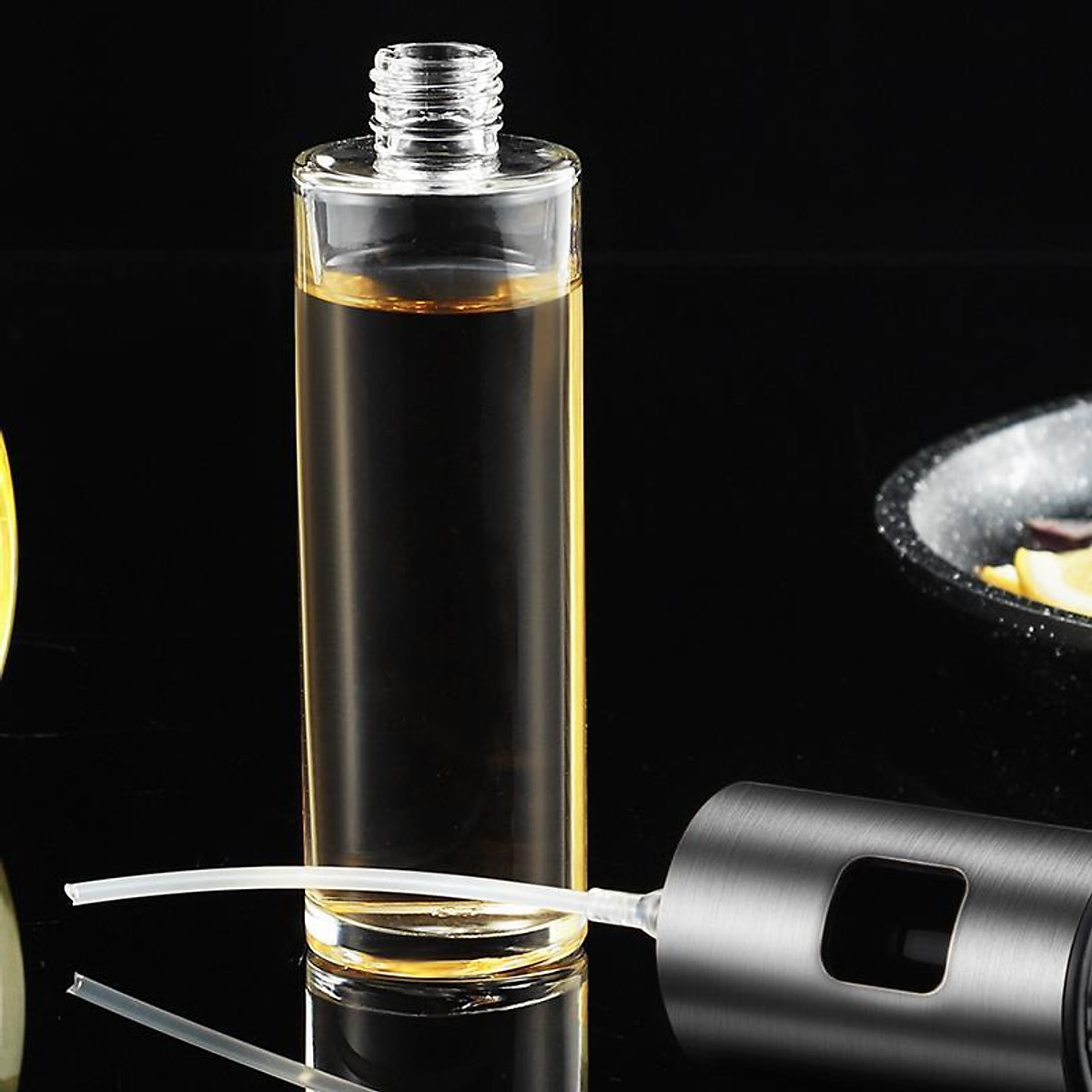 Chai xịt dầu 100ml bằng thủy tinh an toàn, bình xịt phun sương đa năng VANDO
