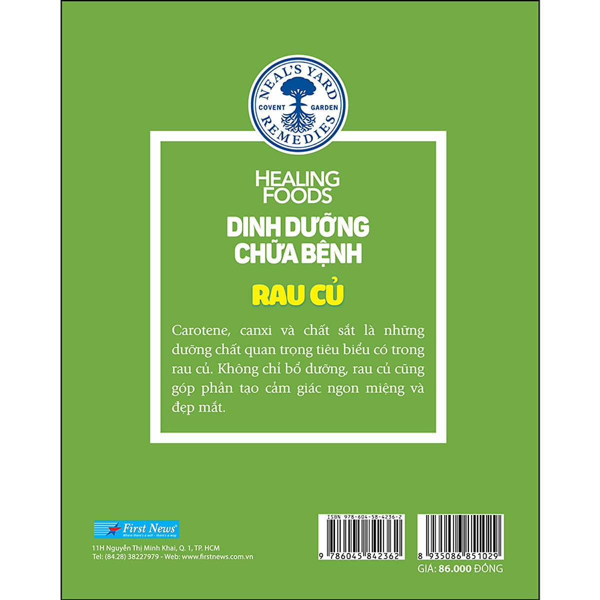 Dinh Dưỡng Chữa Bệnh - Rau Củ (Tái Bản)