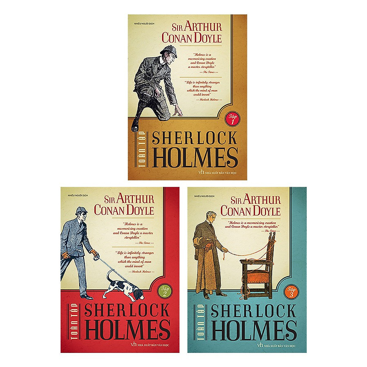 Trọn Bộ 3 Tập Sherlock Holmes Toàn Tập (Tặng kèm sổ tay)